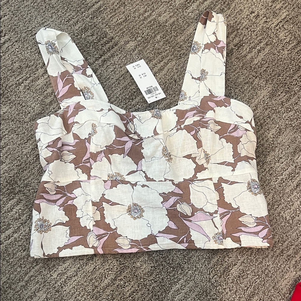 Floral Print Women's Top